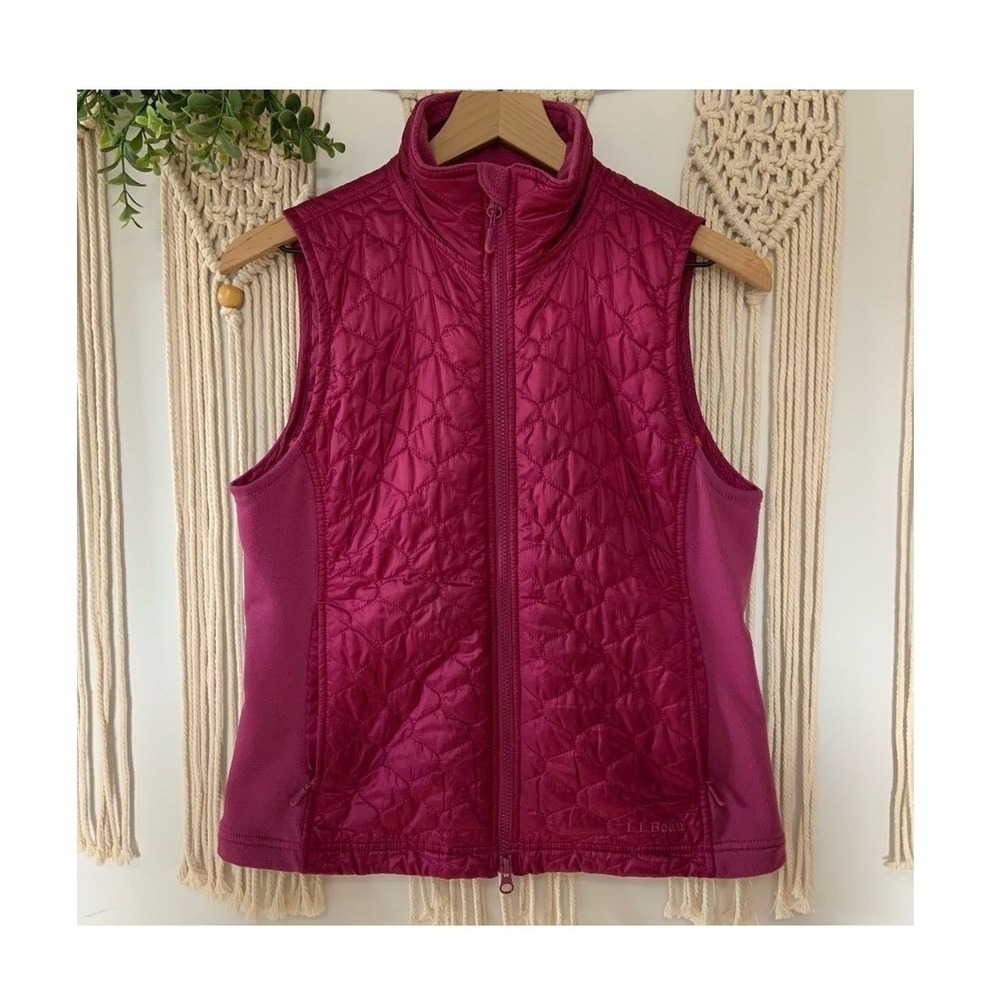 L.L. BEAN Women's Quilted Thinsulate Full Zip Fitness Vest Size Small - Picture 1 of 10